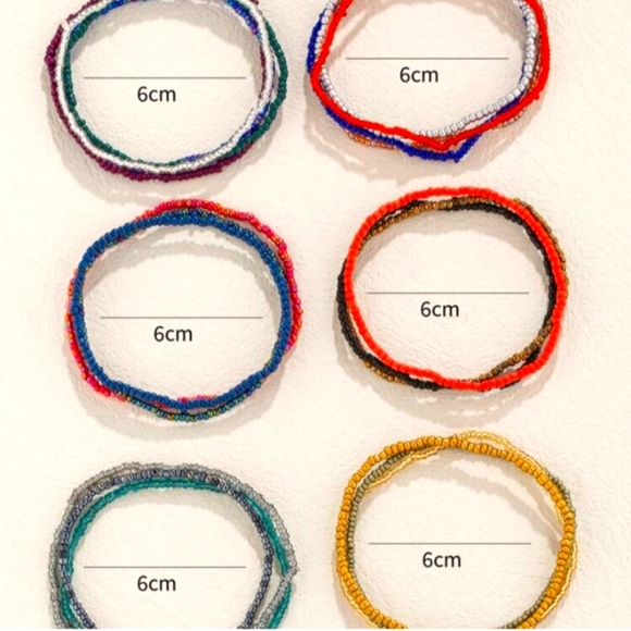 Bohemian Glass Bead Bracelet - Picture 2 of 5